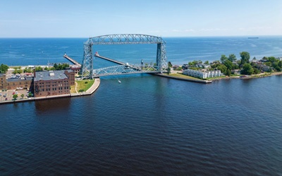 Lake Superior and Duluth's life bridge